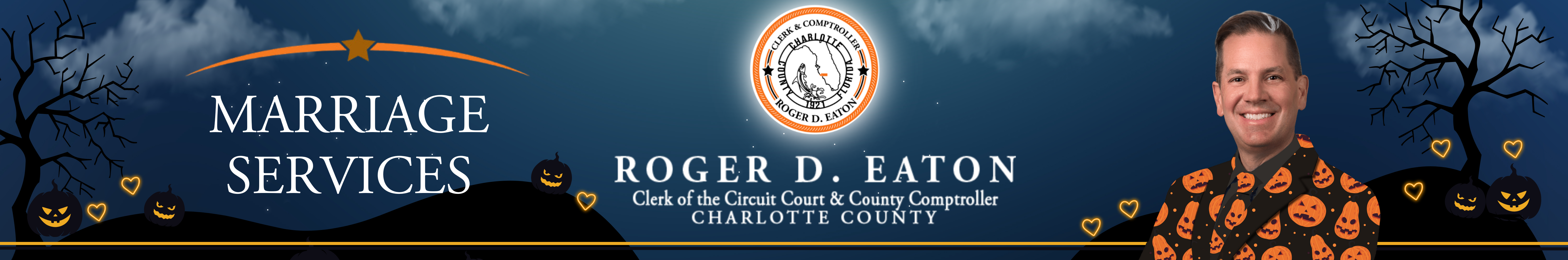 Roger D. Eaton, Clerk of the Circuit Court and County Comptroller Banner