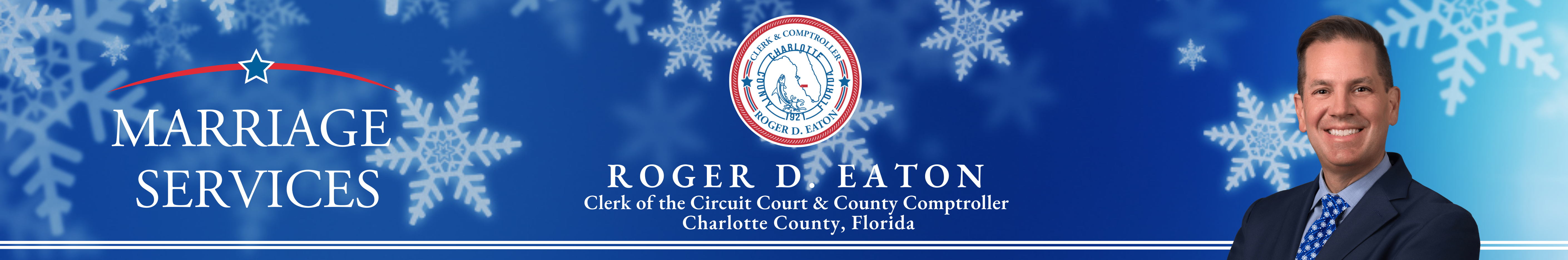 Roger D. Eaton, Clerk of the Circuit Court and County Comptroller Banner